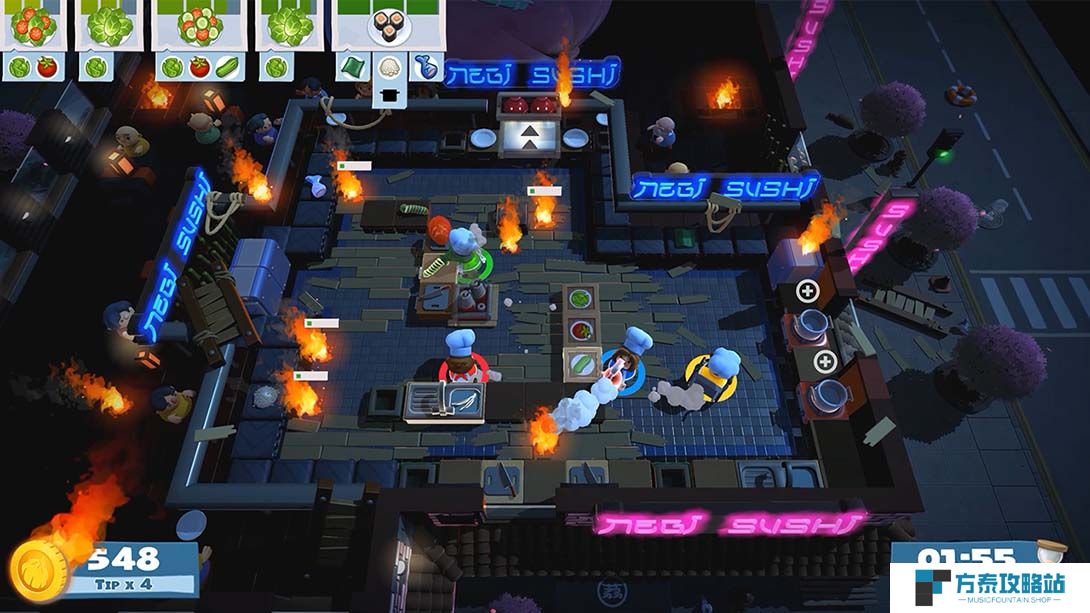 【美版】煮糊了2 分手厨房2 Overcooked2 中文_4